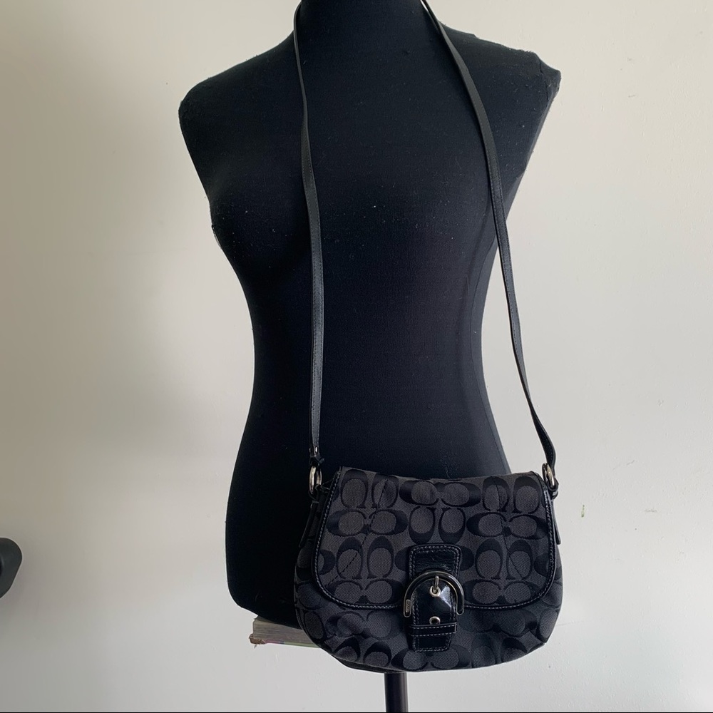Coach Minimalist Mini Monogram Signature Cross Body Bag